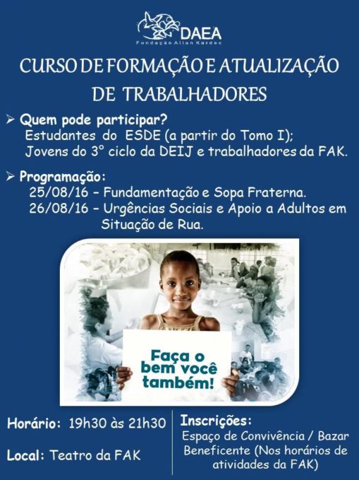 Cartaz - Curso DAEA